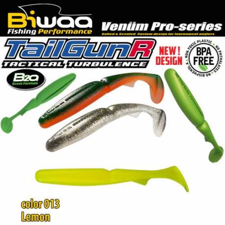 Shad BIWAA TailgunR Swimbait 6.5cm, culoare 013 Lemon, 10buc/plic