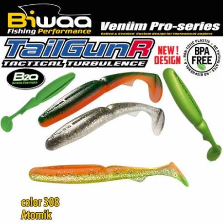 Shad BIWAA TAILGUNR SWIMBAIT 3.5, 9cm, 308 Atomic