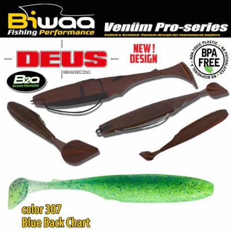 Shad BIWAA DEUS 3, 7.5cm, 307 Blue Back Chart