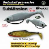 Shad BIWAA SUBMISSION, 10cm, 8g, 19 Aurora Gold