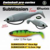 Shad Biwaa Submission 5", 13cm, Culoare 12 Fire Tiger