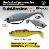 Shad Biwaa Submission 5", 13cm, Culoare 16 Red Tiger