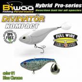 Spinnertail BIWAA DIVINATOR KOMPACT 50, 5cm, 20g, 01 Blue Chrome