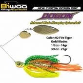 Spinnerbait BIWAA Dogon, 14g, Culoare 02 Fire Tiger-Gold Blades