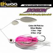 Spinnerbait BIWAA DOGON,14g, 06 Pink Ice-Silver Blades