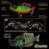 Vobler SWIMBAIT BIWAA SEVEN SECTION S4, 10cm, 17g, 24 Blue Gill