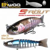 Vobler BIWAA STROUT 6.5, 16cm, 52g, 25 Blue Chrome