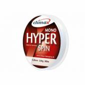 Fir monofilament Climax Hyper Spin, Fluo Ice, 150m, 0.25mm