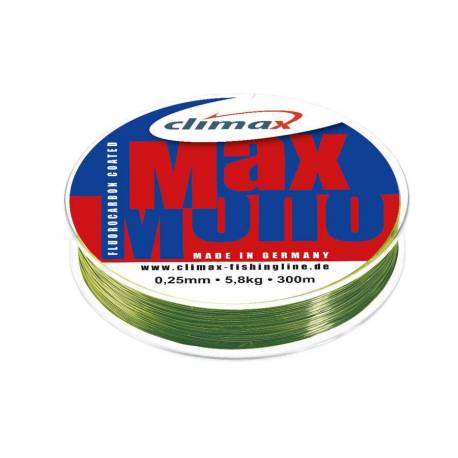 Fir monofilament Climax Max Mono, Olive, 100m, 0.25mm