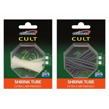 Tub termocontractabil CLIMAX Cult Carp Shrink Tubes 50cm 1.6mm Black