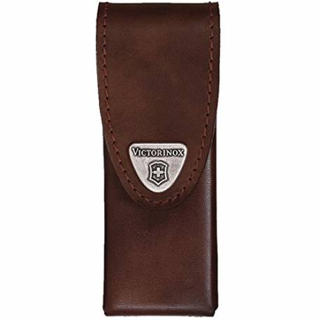 Teaca cu clips rotativ VICTORINOX 4.0822.L1, piele maro
