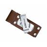 Teaca cu clips rotativ VICTORINOX 4.0822.L1, piele maro