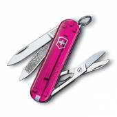 Briceag multifunctional VICTORINOX 0.6203 Classic, roz, 7 functii