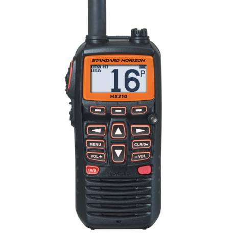 Statie radio marina protabil Standard Horizon VHF compact HX210E