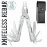 Unealta multifunctionala LEATHERMAN Knifeless Rebar, teaca piele, 16 functii