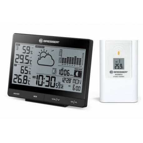 Statie meteo Bresser Tendence WSX 7006405, termometru, higrometru, barometru