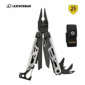 Unealta multifunctionala Leatherman SIGNAL Black&Silver, teaca nylon black, 19 functii