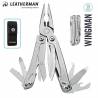 Unealta multifunctionala LEATHERMAN Wingman, argintiu, teaca nylon, 14 functii