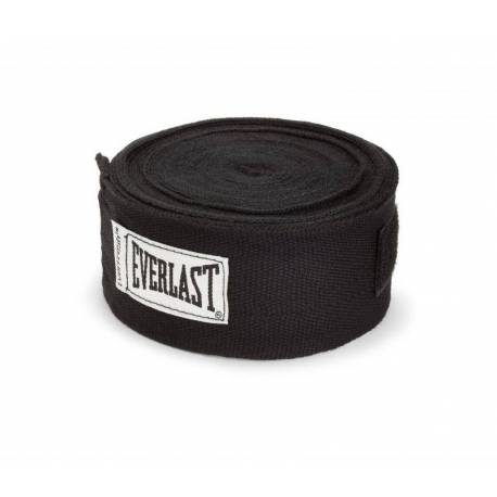 Bandaje elastice Everlast 100% Bumbac, negru
