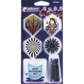 Set accesorii darts GARLANDO Unicorn