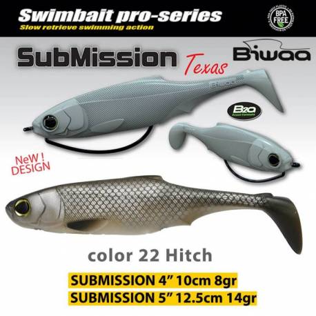 Shad BIWAA SUBMISSION, 12.5cm, 14g, 22 Hitch