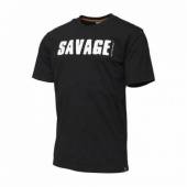 Tricou SAVAGE GEAR Simply Savage Logo Tee, negru, marimea M