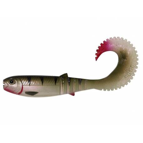 Shad SAVAGE GEAR LB CANNIBAL CURLTAIL, 10cm, 5g, Perch, 4 buc/plic