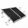 Kit montaj PNI KMSOL02 pentru 2 panouri fotovoltaice