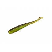 Naluci soft JACKALL 2.8'' Ishad Tail, 7.1cm, culoare Green Pumpkin / Chartreuse, 6 buc/plic