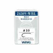 Carlige musca Varivas Fly 2430V-WBL Wet V-Cut 1x-2x Heavy, Bronz, Barbless, Nr. 8, 20 buc/cutie