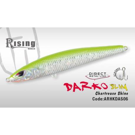 Vobler HERAKLES DARKO SLIM, 10cm, 23g, Chartreuse Shine