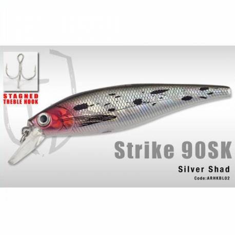 Vobler HERAKLES STRIKE 90SP, 9cm, 10g, Silver Shad