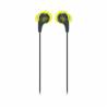 Casti JBL Endurance Run, In Ear, Wired headphone with Microphone and One button control, Black/Lime