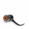 Casti JBL T110, In-Ear, 1-button mic/remote, Black