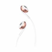 Casti JBL TUNE205, In-ear, wired, 1-Button Universal Remote/Mic, Rose Gold
