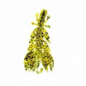 Rac siliconic NOMURA Baby Creature Glitter Green 4cm, 1g, 8 buc/plic