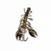 Rac siliconic NOMURA Baby Creature Gold Glitter Back 4cm, 1g, 8 buc/plic