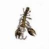 Rac siliconic NOMURA Baby Creature Gold Glitter Back 4cm, 1g, 8 buc/plic