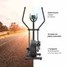 Bicicleta eliptica TECHFIT C800, volanta 10 kg, max 120 kg