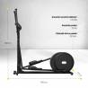 Bicicleta eliptica TECHFIT C800, volanta 10 kg, max 120 kg