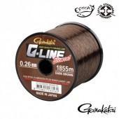 Fir GAMAKATSU G-LINE ELEMENT DARK BROWN 026MM/5,10KG/1855M