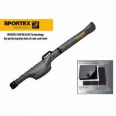Husa individuala Sportex Single Sleeve For Carp Rods Grey, 1 Lanseta + 1 Mulineta, 195cm