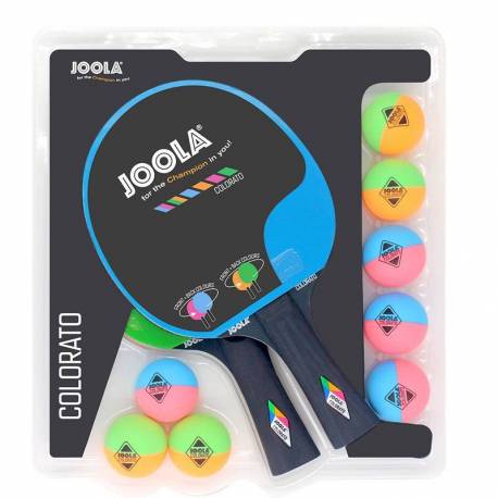 Set tenis de masa Joola Colorata, multicolor