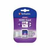 Memory Card Verbatim Premium SDXC, 64GB, Class 10