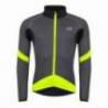 Force - Jacheta de ciclism cu membrană ușoară x70, negru-gri-fluo, marimea XL