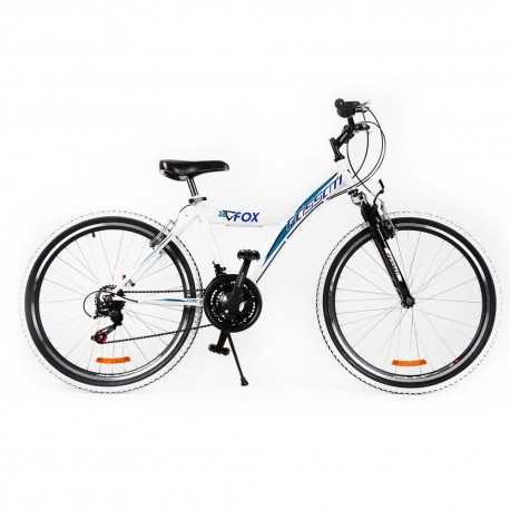 Bicicleta MTB PASSATI FOX 26", ALB/ALBASTRU