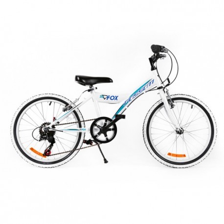 Bicicleta MTB PASSATI FOX 20", ALB/ALBASTRU