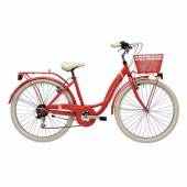 Bicicleta de oras Adriatica Panda 26' Lady 6V, rosu, 42 cm