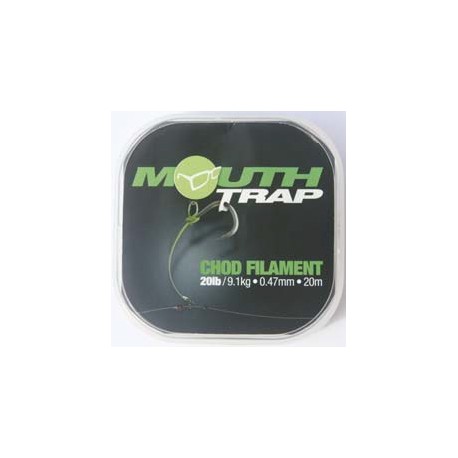 Fir KORDA MOUTH TRAP PT CHOD RIG 0.43MM/15LBS/20M