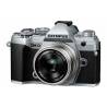 Aparat foto Olympus OM-D E-M5III Pancake Zoom Kit, mirrorless, silver/silver
